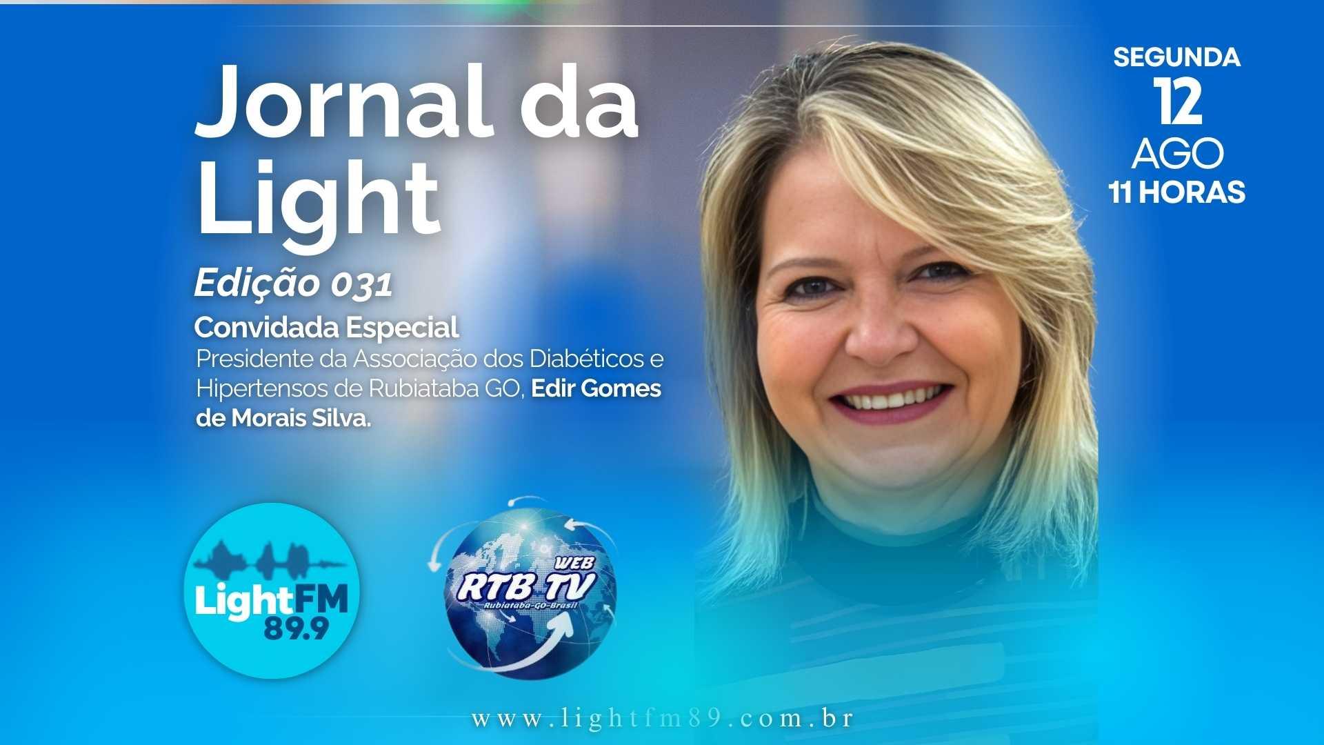 Jornal da Light FM - Edir Gomes de Morais Silva 12/08