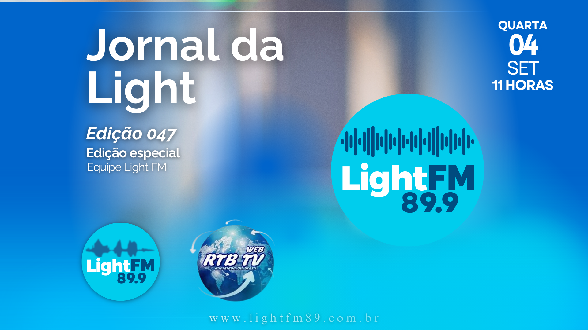 Jornal da Light FM - 1⁰ Tenente PM JOEL ANTÔNIO RIBEIRO - 05/09